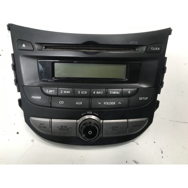 Rádio Cd Player  Hyundai Hb20 961301s0004x Original