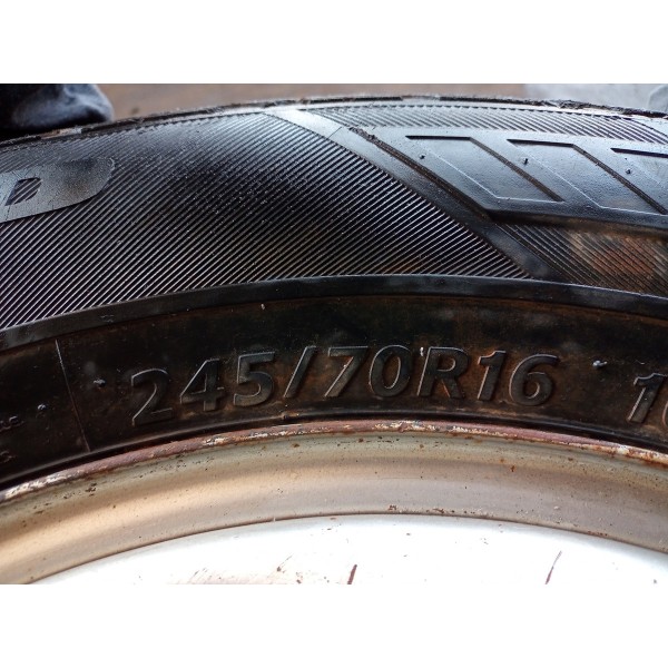 Roda De Estepe Da Hilux Sw4 3.0 2009 245/70r16 Original