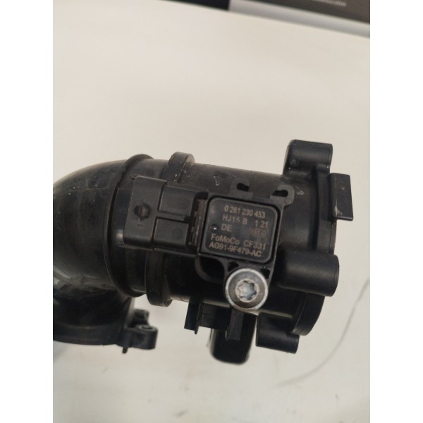 Duto Cano Coletor Tbi Ford Ranger Com Sensor Magueira Alumín