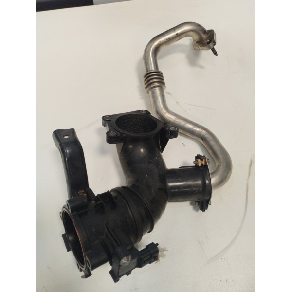 Duto Cano Coletor Tbi Ford Ranger Com Sensor Magueira Alumín