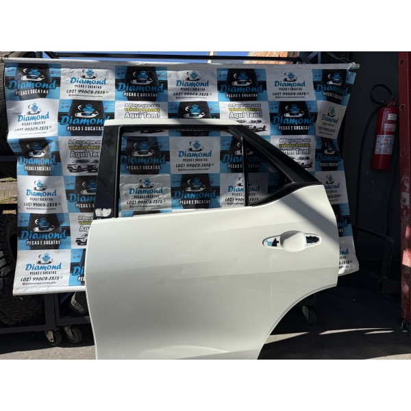 Porta Toyota Sw4 2020 Traseira Esquerda Original Traseira Esquerda Branco