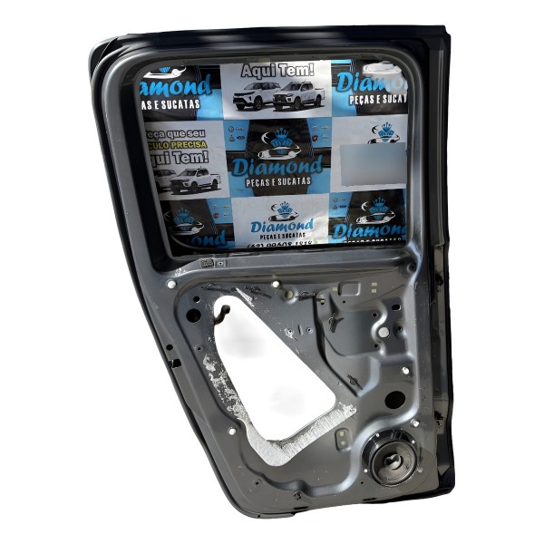 Porta Traseira Esquerda Amarok V6 2018 Original Traseira Esquerdo Cinza-escuro