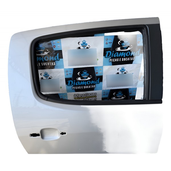 Porta Traseira Direita S10 2018 Original Traseira Direito Prateado