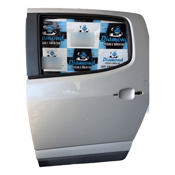 Porta Traseira Esquerda S10 2018 Original Traseira Esquerda Prateado