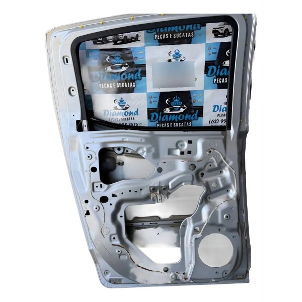 Porta Traseira Esquerda S10 2018 Original Traseira Esquerdo Prateado