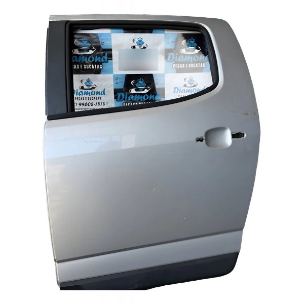 Porta Traseira Esquerda S10 2018 Original Traseira Esquerdo Prateado