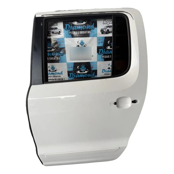 Porta Traseira Esquerda Amarok V6 2019 Branca Traseira Esquerda Branco