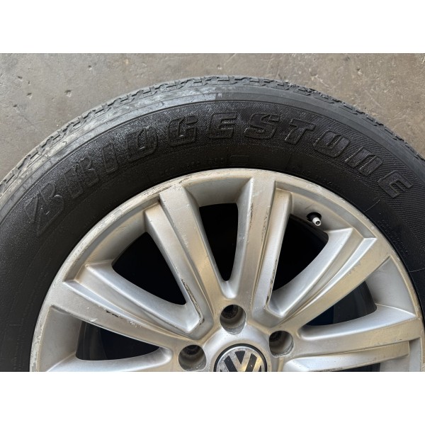 Roda Com Pneu Amarok Cinza 2015265\60\18 Brigestone