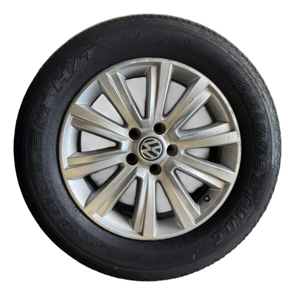 Roda Com Pneu Amarok Cinza 2015265\60\18 Brigestone