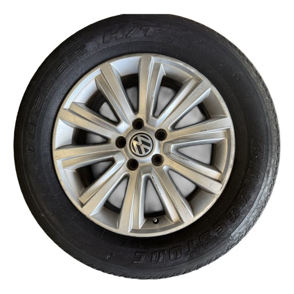 Roda Com Pneu Amarok Cinza 2015265\60\18 Brigestone