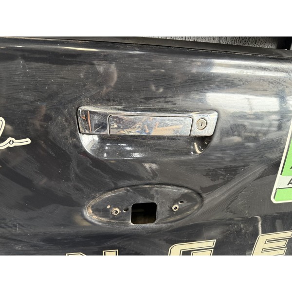 Tampa Traseira Ford Ranger Preta 2019 Com Detalhe Preto