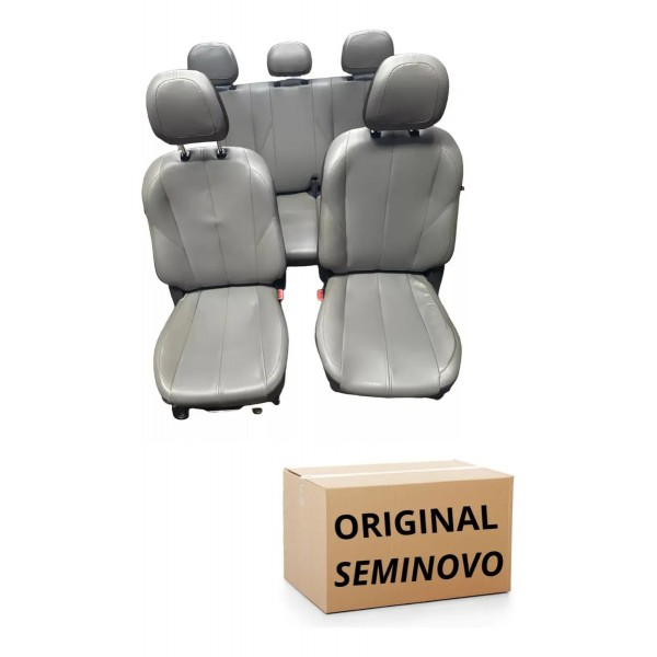 Jogo De Bancos  Chevrolet S10 3 Peças - Certificado Inmetro Cinza