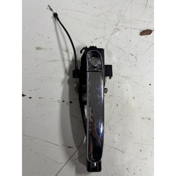 Maçaneta Externa Dianteira Esquerda Ranger 2017 Prateado Dianteira