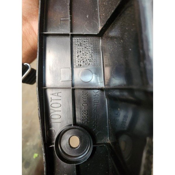 Acabamento Paralama Esquerdo Hilux 16 À 22 538280k030 /3109 Preto