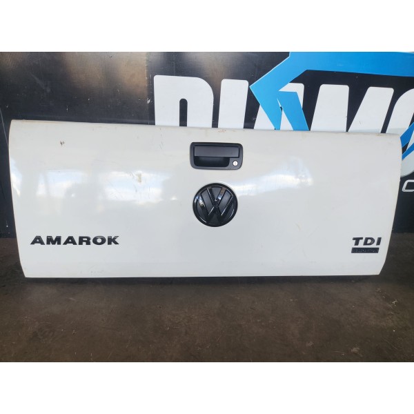 Tampa Traseira Amarok 2017 Branca  C\avaria Branco