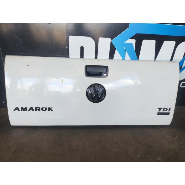 Tampa Traseira Amarok 2017 Branca  C\avaria Branco