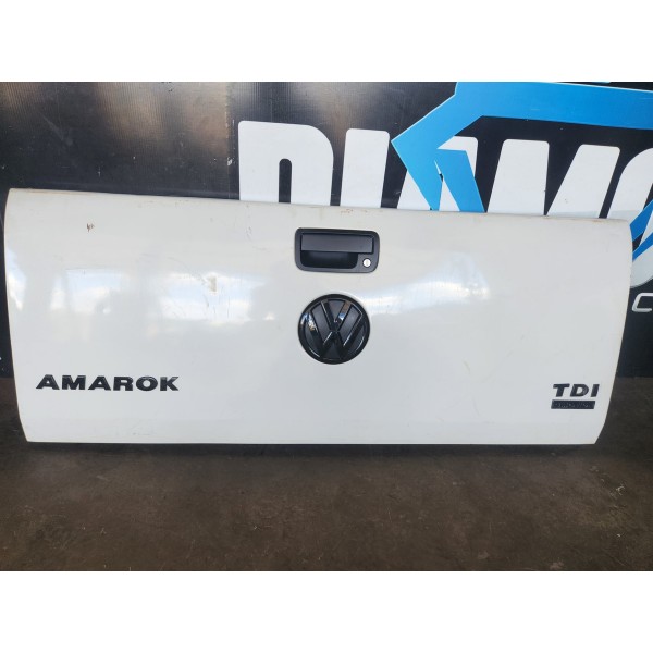 Tampa Traseira Amarok 2017 Branca  C\avaria Branco