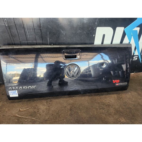 Tampa Traseira Amarok V6 2019 C\detalhe Preta Preto