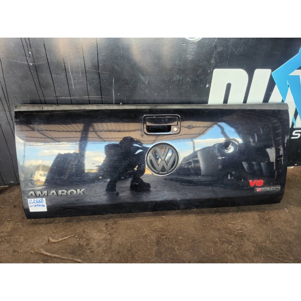 Tampa Traseira Amarok V6 2019 C\detalhe Preta Preto