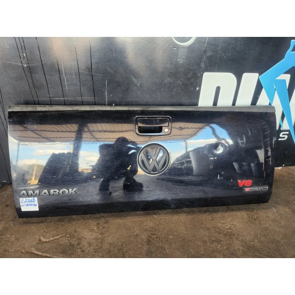 Tampa Traseira Amarok V6 2019 C\detalhe Preta Preto
