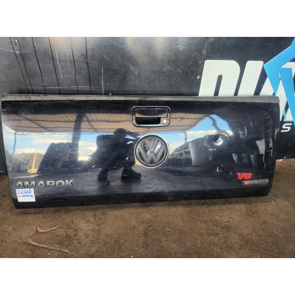 Tampa Traseira Amarok V6 2019 C\detalhe Preta Preto