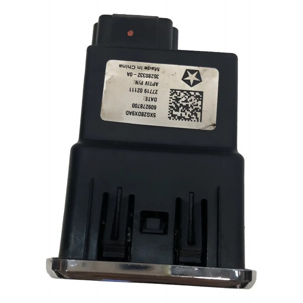 Entrada Usb Auxiliar Dodeg  Ram 3500 2020/2023 Preto