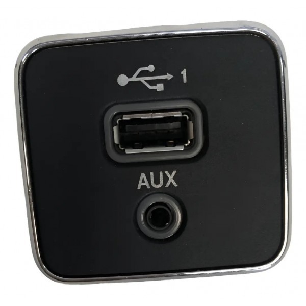 Entrada Usb Auxiliar Dodeg  Ram 3500 2020/2023 Preto