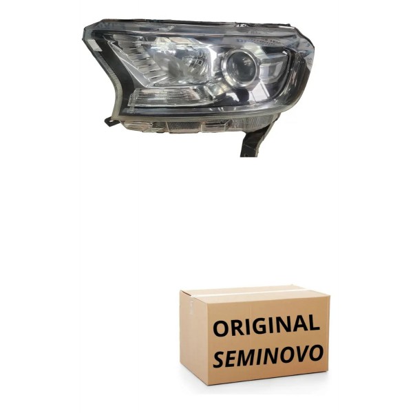 Farol Ford Ranger Lado Esquerdo 2019 Original (sem Uso) Esquerdo/motorista