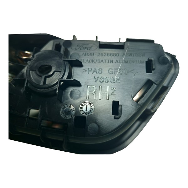 Maçaneta Interna Traseira Direita Ford Ranger 2013/2020 Cinza Traseira