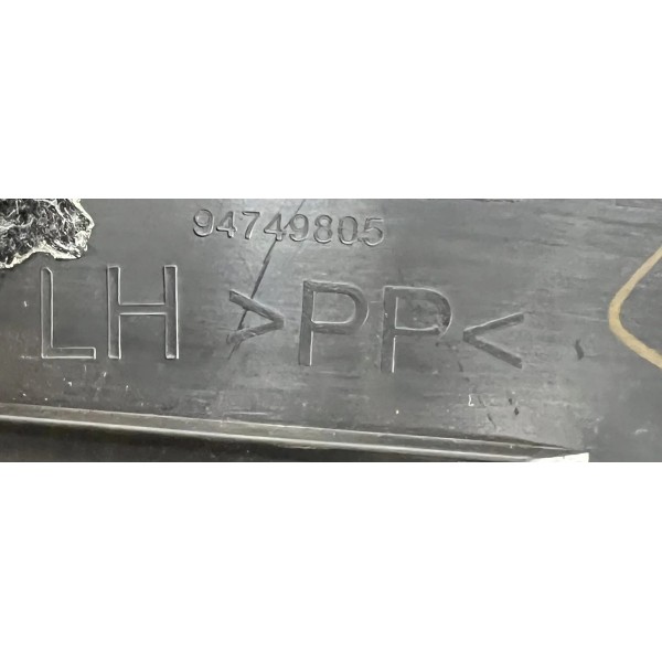 Moldura Coluna Traseira Esquerda Gm S10 2012/2018 Original Preto