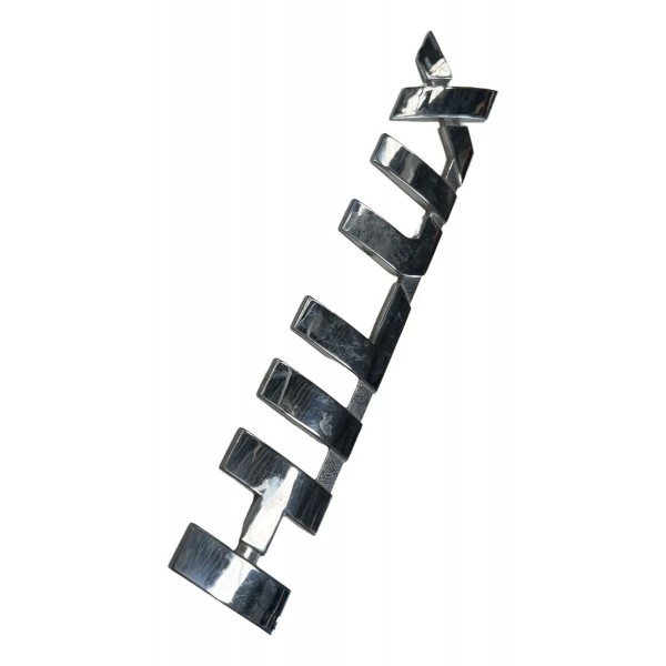 Emblema Tampa Traseira Toyota Hilux 2016/2024 Prateado