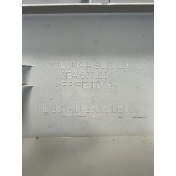 Acabamento Coluna Diant Direita Vw Virtus Polo 2018 A 2022