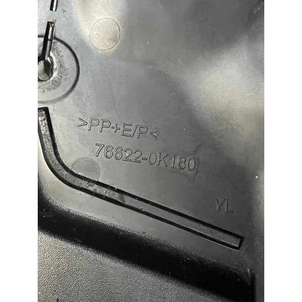 Parabarro Dianteiro Esquerdo Toyota Hilux 2016/2023 Preto