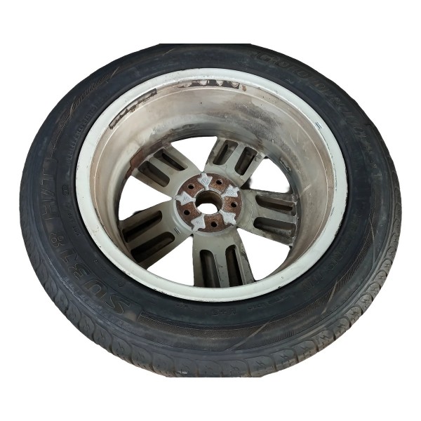 Roda Avulsa Aro 255/55r19 Com Pneu Amarok Prateado