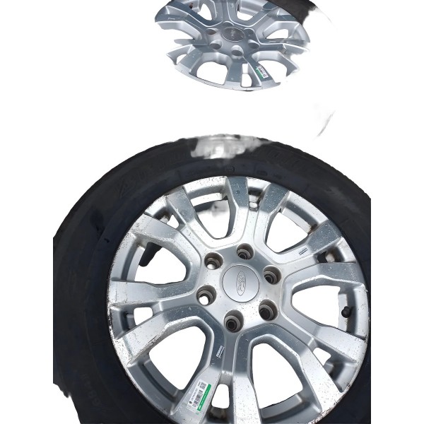 Jogo Roda C/ Pneu Ford Ranger Limited 2019/2020 265/60r18 Prateado