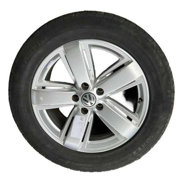 Jogo De Rodas C/pneus Amarok 2020 - 255/55 R19 Original Prateado
