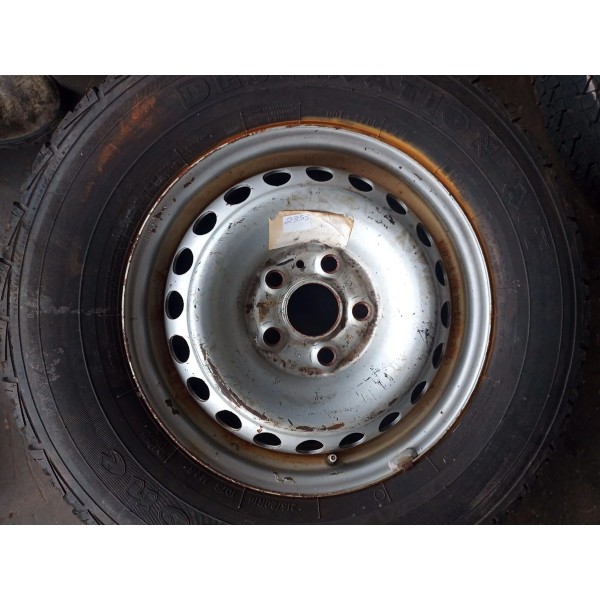 Jogo De Roda C/pneu Amarok 2013/2017 Original Cinza