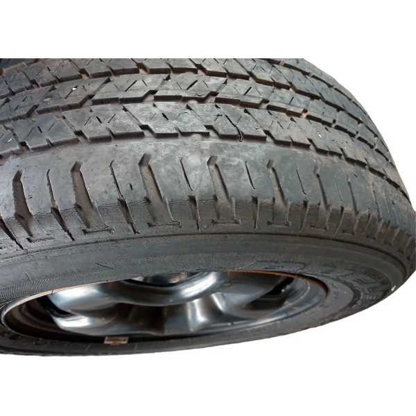 Roda Avulsa  Estepe Aro 16 C/ Pneu Fiat Toro 2016/2020 Preto