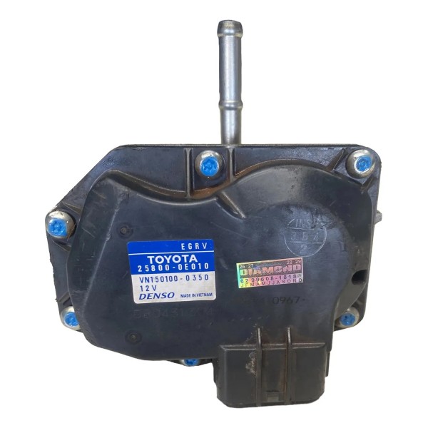 Válvula Egr Toyota Hilux 2016/2020 Original 258000e010