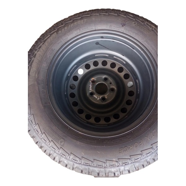 Roda Estepe Amarok V6 Pneu 245/65r17 2020/2022 Preto