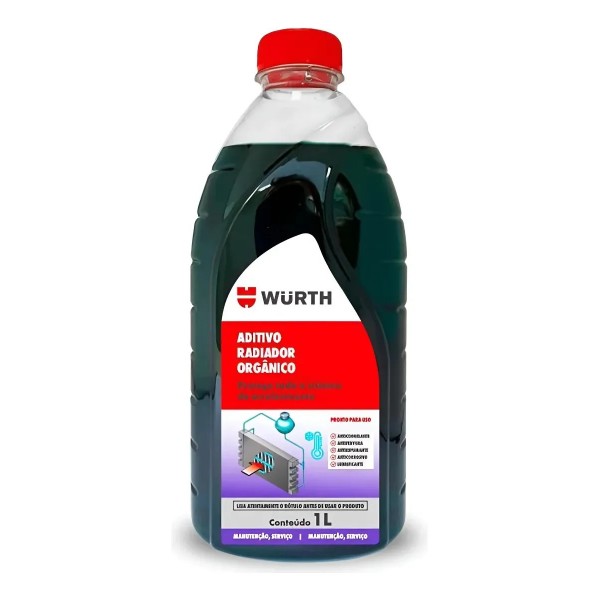 Fluido Para Radiador Diesel Wurth 1l