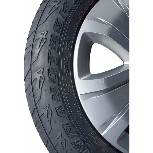 Roda Avulsa C/pneu Aro 16 Fiat Toro 2016/2020 (usado) Cinza