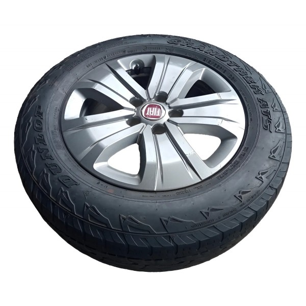 Roda Avulsa C/pneu Aro 16 Fiat Toro 2016/2020 (usado) Cinza