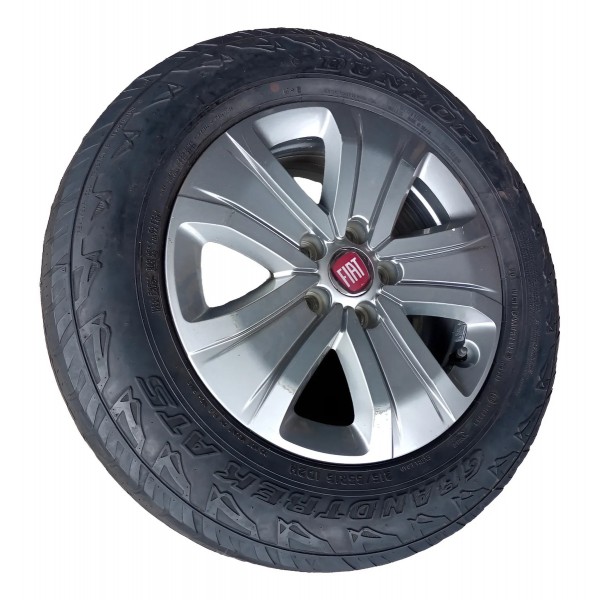 Roda Avulsa C/pneu Aro 16 Fiat Toro 2016/2020 (usado) Cinza