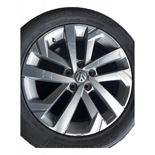 Roda Avulsa Sem Pneu Aro16 Vw Virtus 2020/2021 Original Cinza