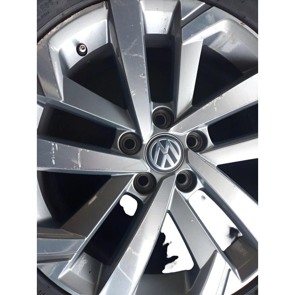 Roda Avulsa Sem Pneu Aro16 Vw Virtus 2020/2021 Original Cinza