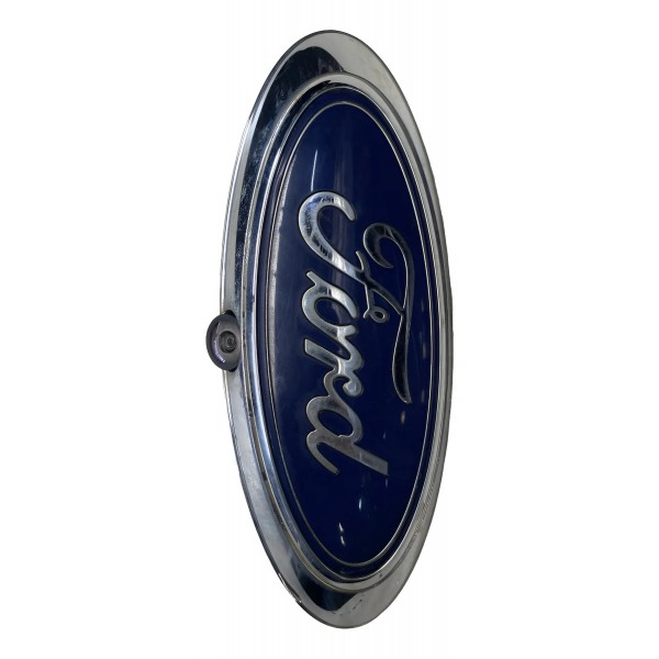 Emblema Tampa Traseira C/câmera Ford Ranger 2017 Original Azul