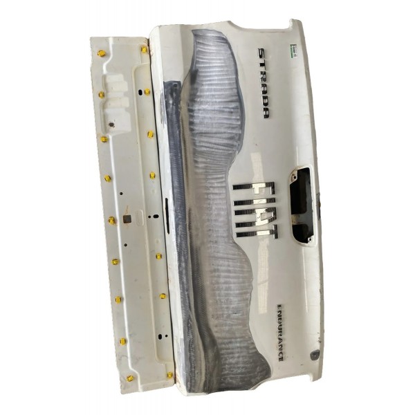 Tampa Traseira Fiat Strada Freedom 2021 2022 Recuperada Branco