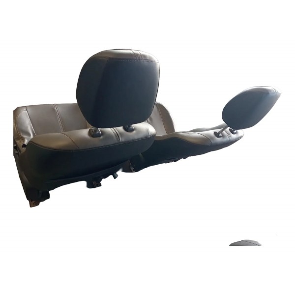 Jogo De Bancos Couro S10 2018/2021 Eletrico Original Cinza