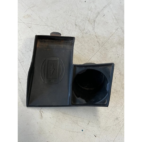 Borracha Console Indução Porta Copos Strada 1.3 2023 Origina Preto